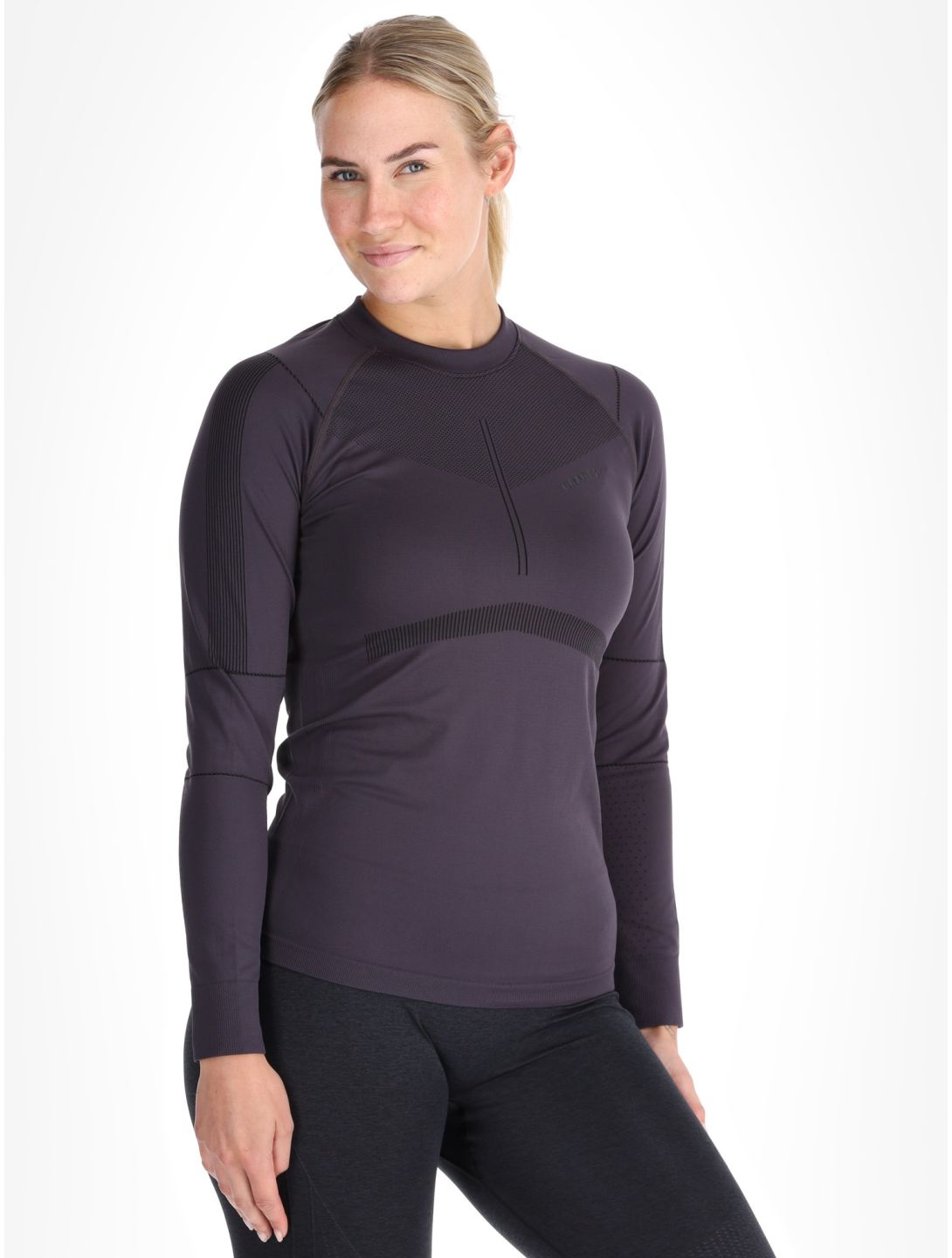 Craft, Active Intensity Crewneck LS thermal shirt women DK Plum purple 