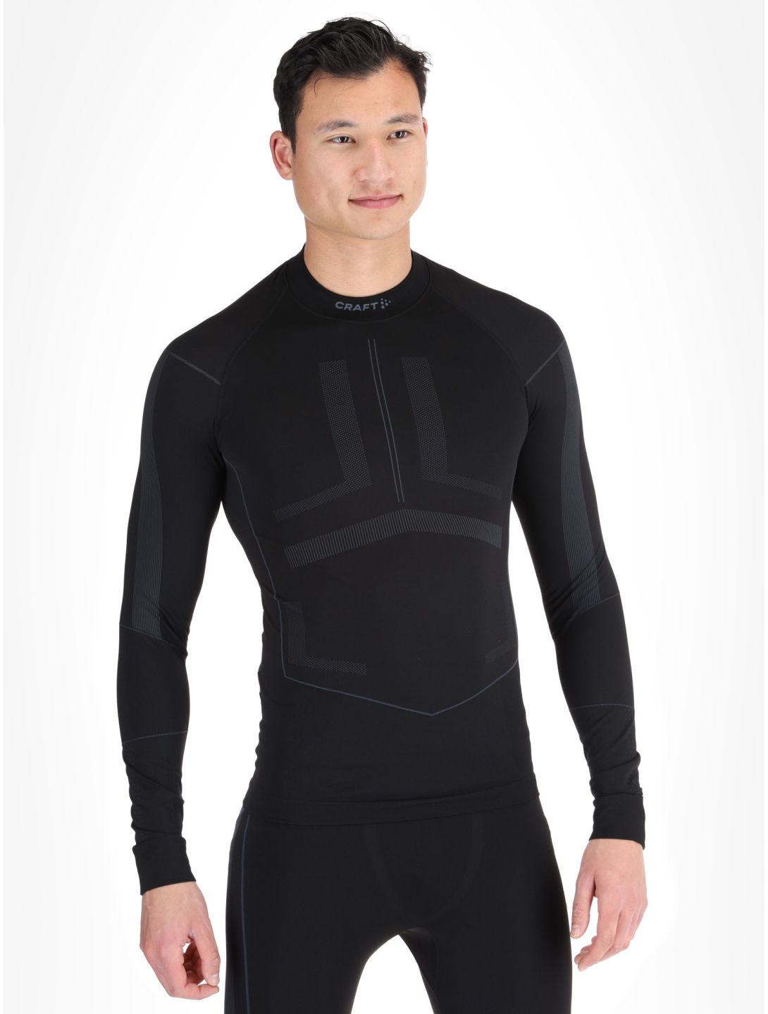 Craft, Active Intensity Crewneck LS thermal shirt men Black / Asphalt black 