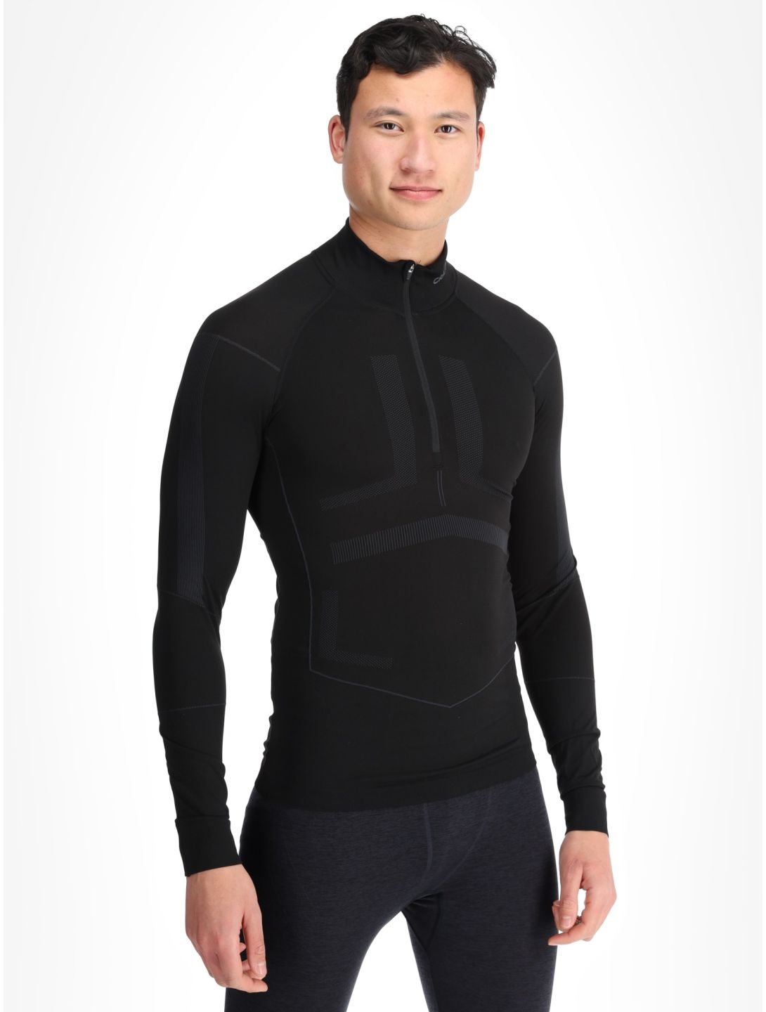 Craft, Active Intensity Zip thermal shirt men Black / Asphalt black 