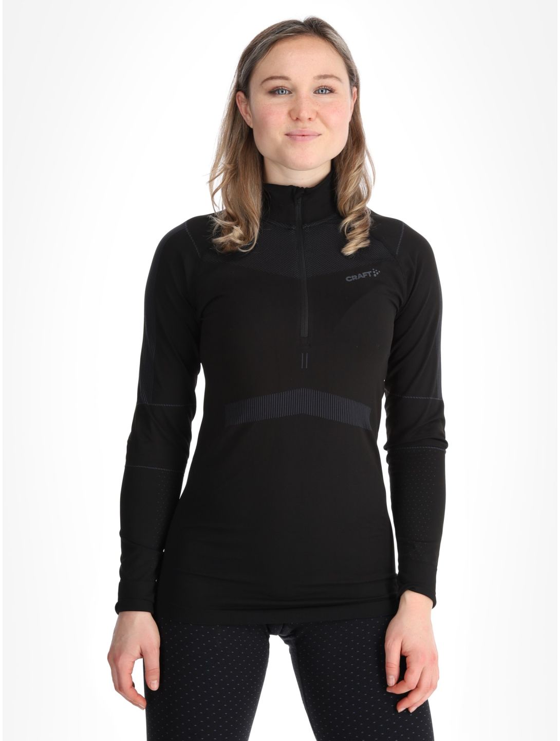 Craft, Active Intensity Zip pullover women Black / Asphalt black 