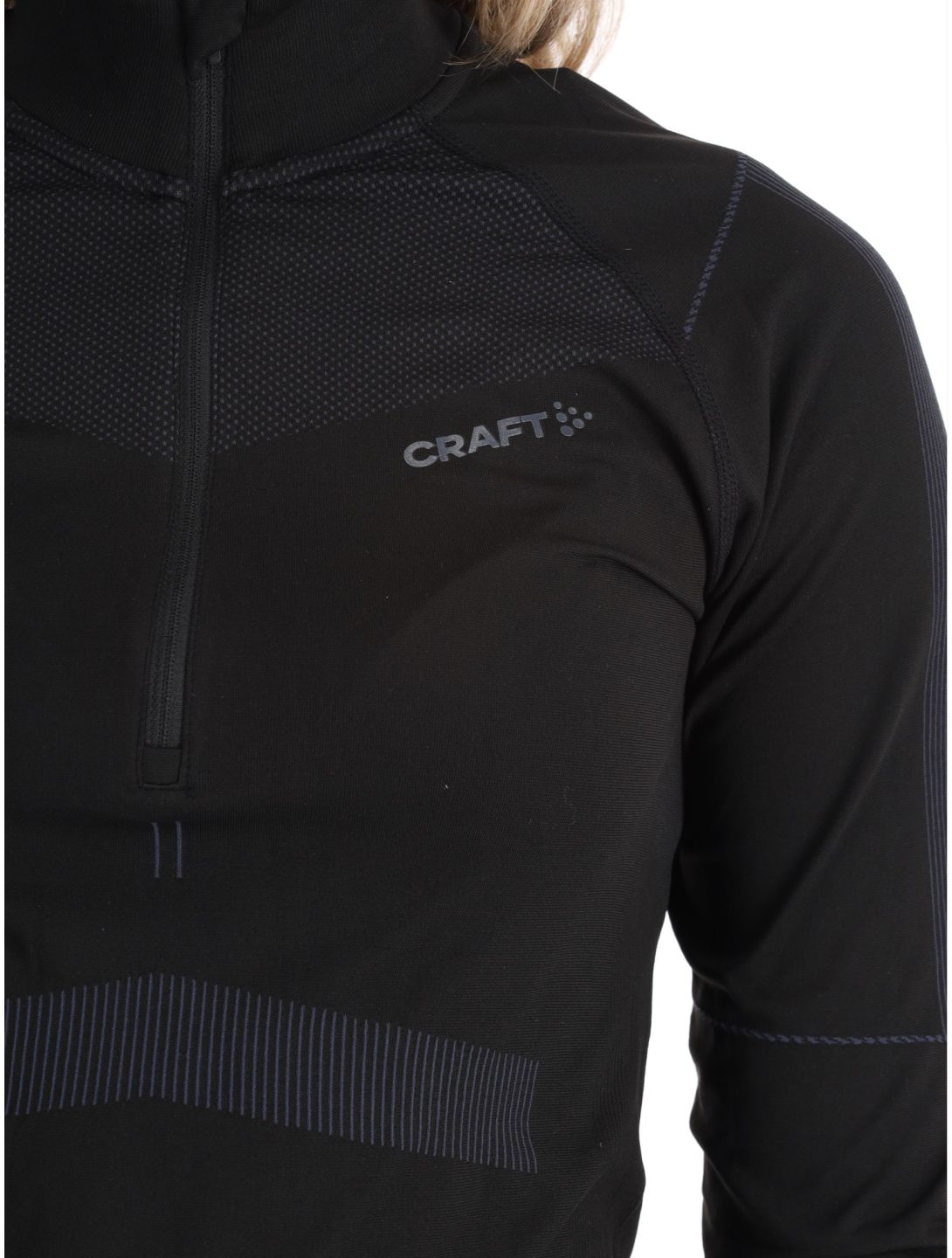 Craft, Active Intensity Zip pullover women Black / Asphalt black 