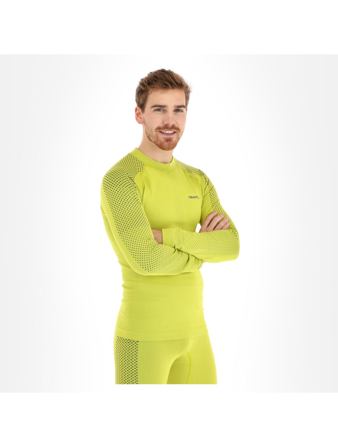 Craft, Adv Fuseknit Intensity Ls M thermal shirt men beat-lazer yellow/green