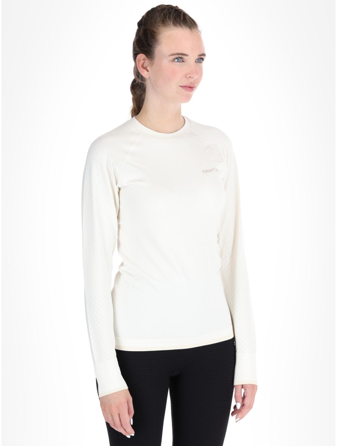 Craft, Adv Warm Intensity LS thermal shirt women Tofu / Plaster white 