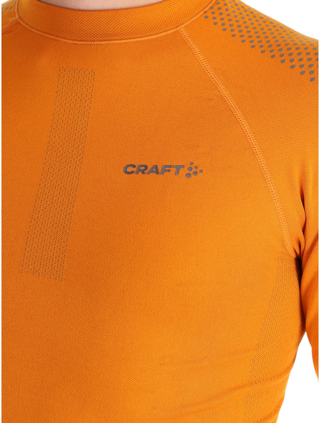 Craft, Adv Warm Intensity LS thermal shirt men Cara / Granite grey, orange 