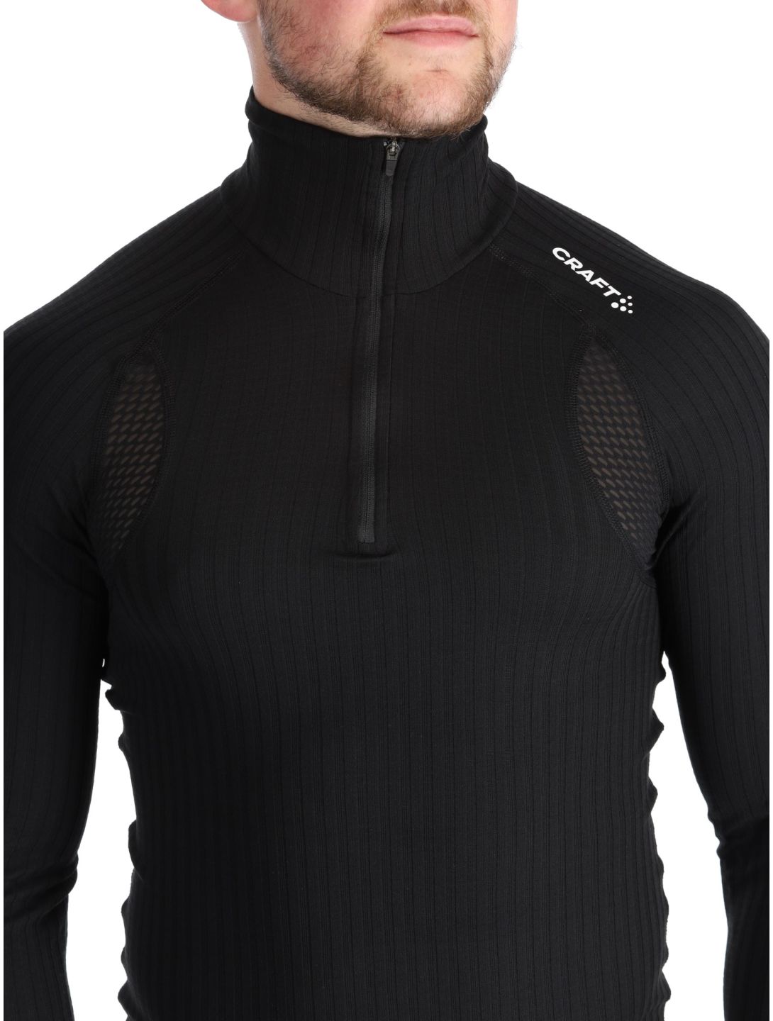 Craft, Pro Active Extreme X Zip LS pullover men Black black 