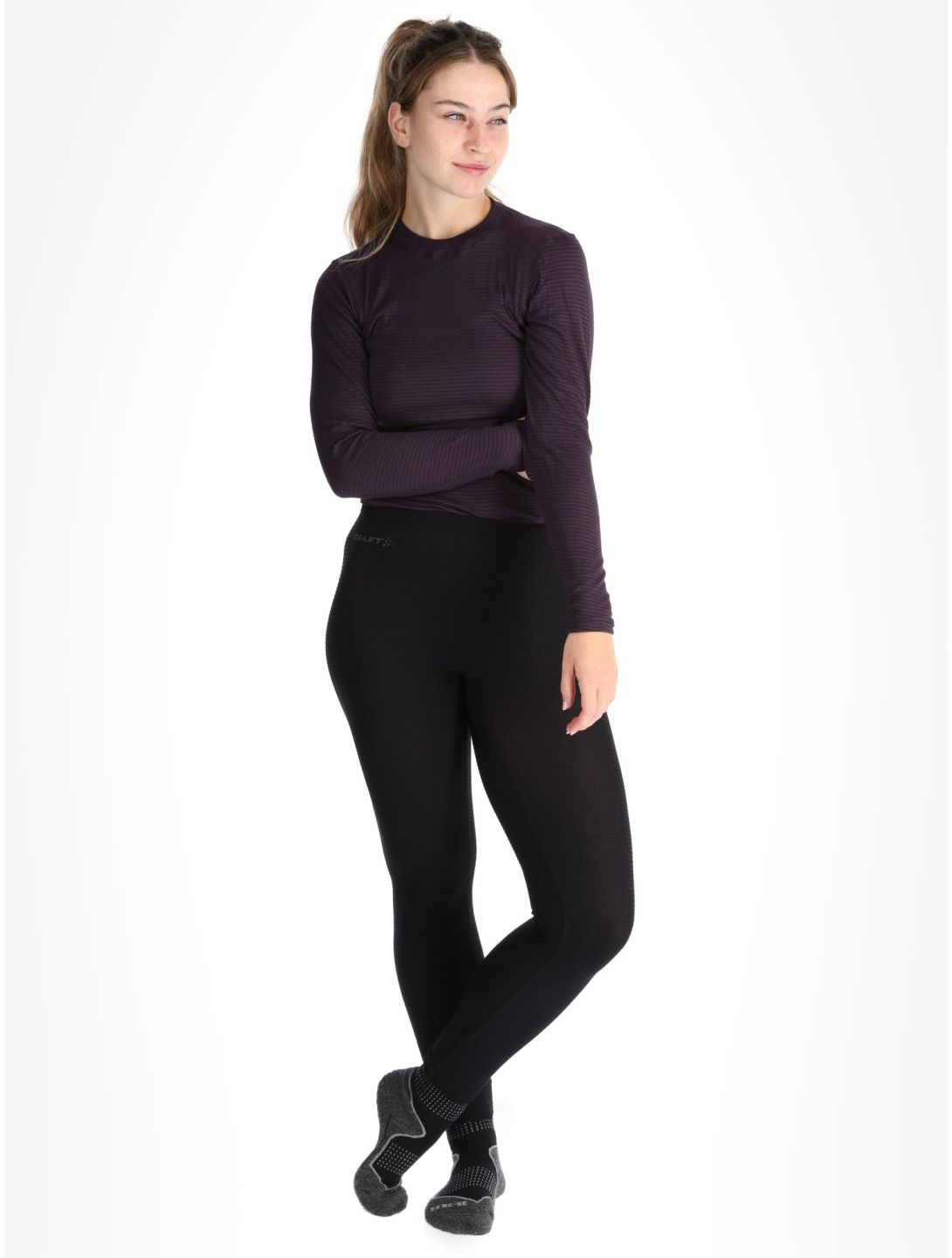 Craft, Pro Wool Extreme X thermal pants women Black black 