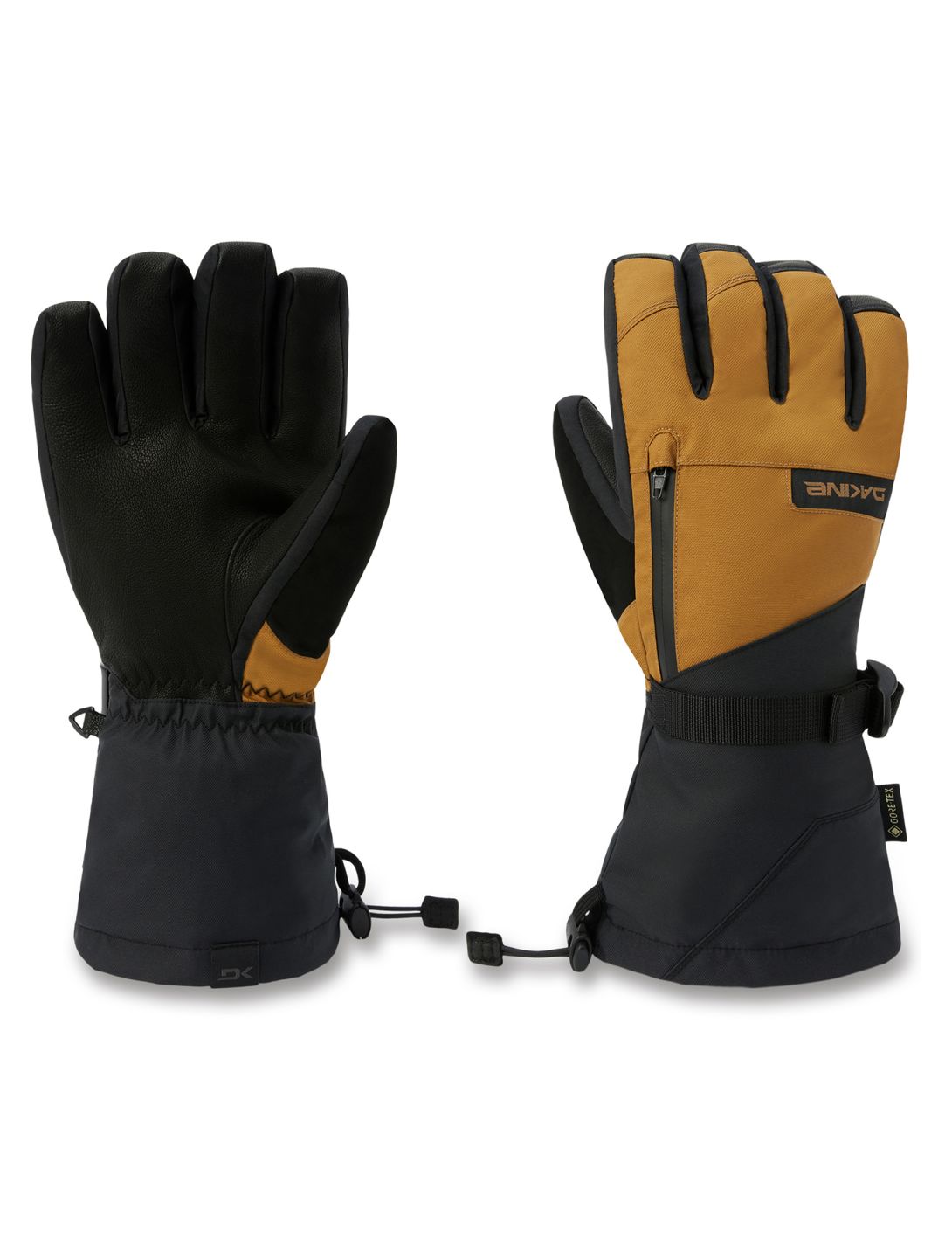 Dakine, Leather Titan Gore-Tex ski gloves men Rubber brown 