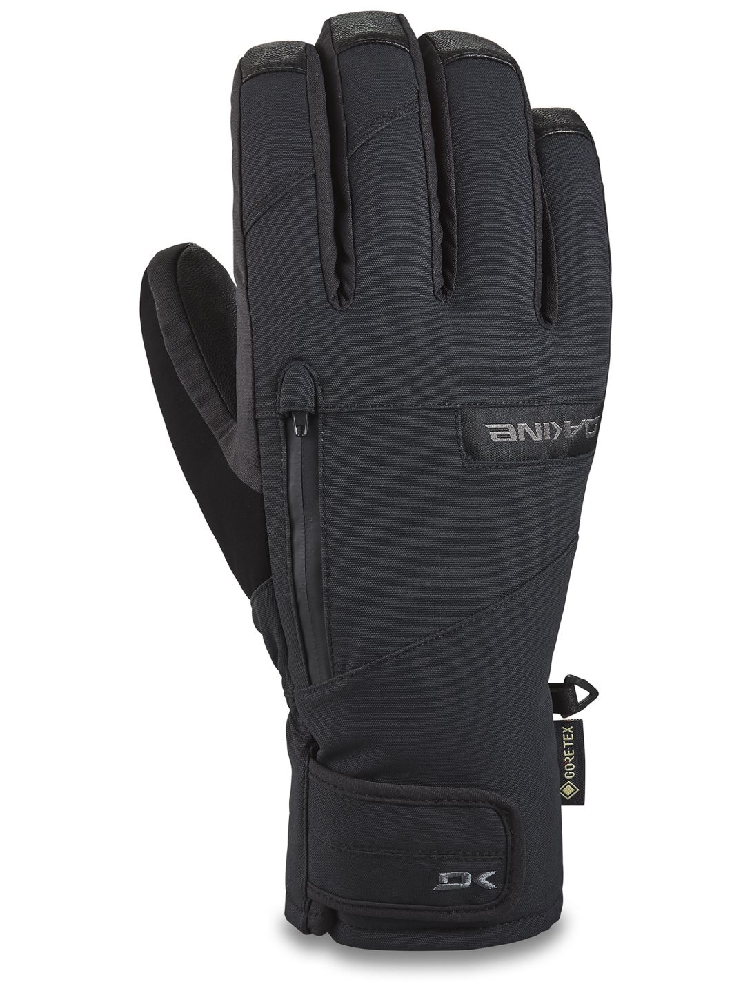 Dakine, Leather Titan Gore-Tex Short ski gloves men Black black 