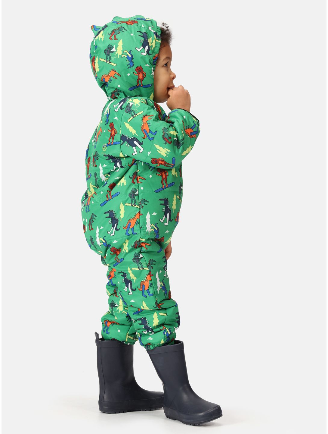 Dare2b, Bambino II ski suit kids Trek Green Dinosaur Snow Fight green 