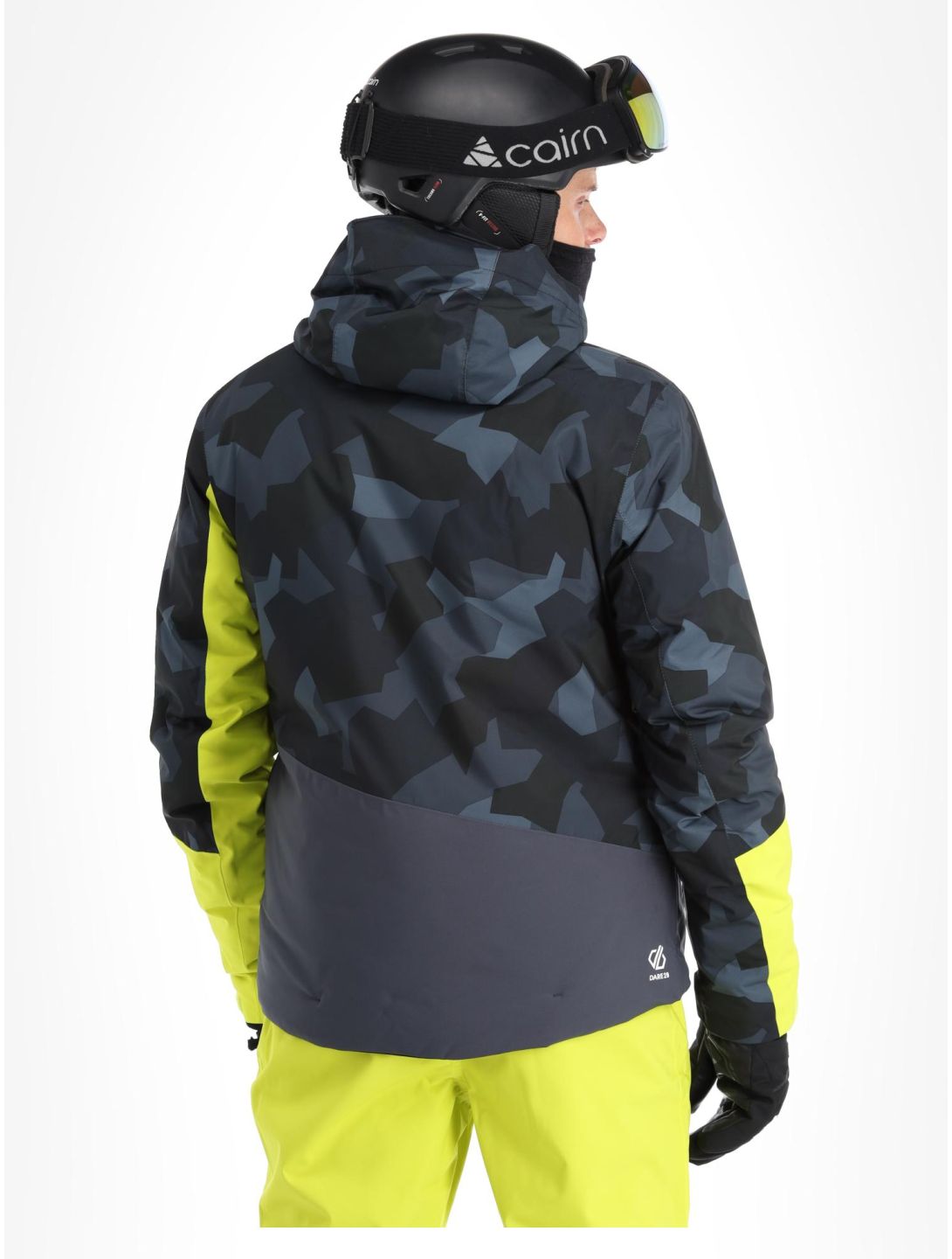 Veste de ski Dare2B Baseplate Jacket (Neon spring/Black geo Camo Print)  Homme - Alpinstore