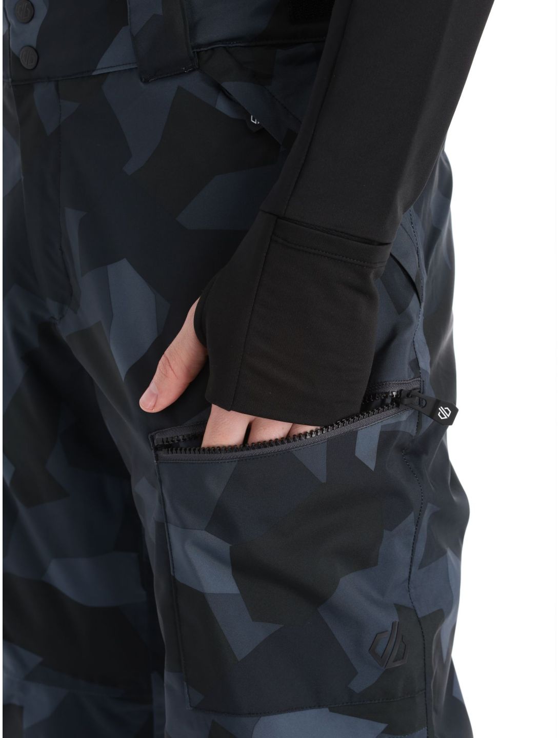 Dare2b, Baseplate ski pants men Black Camo black, grey 