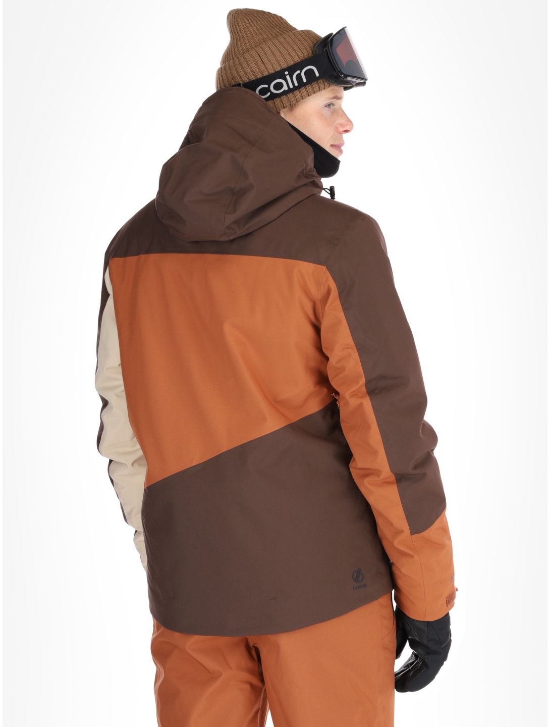 Dare2b, Baseplate II ski jacket men Mocha Bisque / Oat Cream beige 