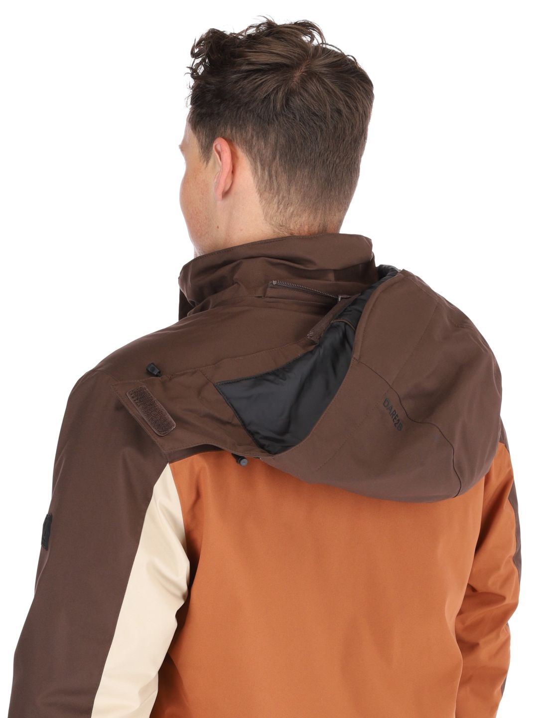 Dare2b, Baseplate II ski jacket men Mocha Bisque / Oat Cream beige 