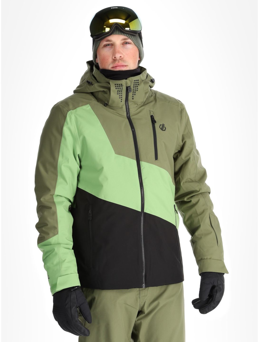 Dare2b, Baseplate II ski jacket men Olivine Green / Piquant Green green 