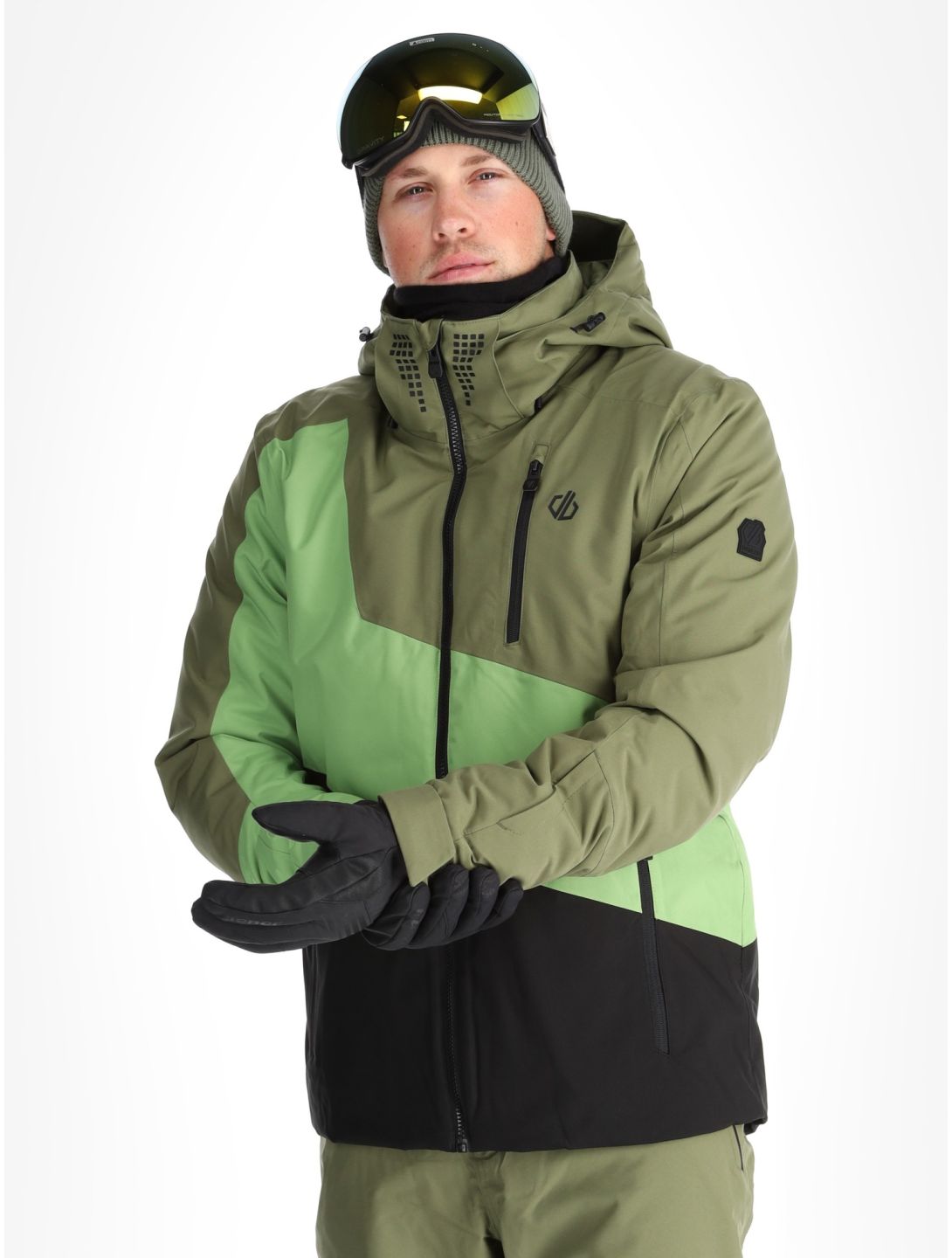 Dare2b, Baseplate II ski jacket men Olivine Green / Piquant Green green 