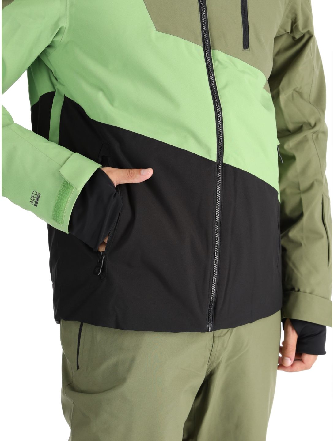 Dare2b, Baseplate II ski jacket men Olivine Green / Piquant Green green 