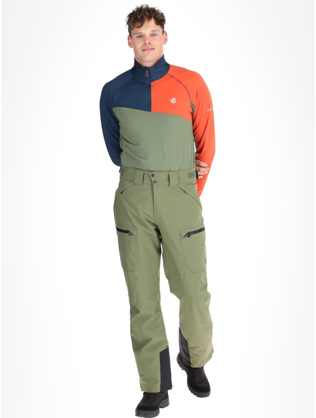 Dare2b, Baseplate II ski pants men Olivine Green green 