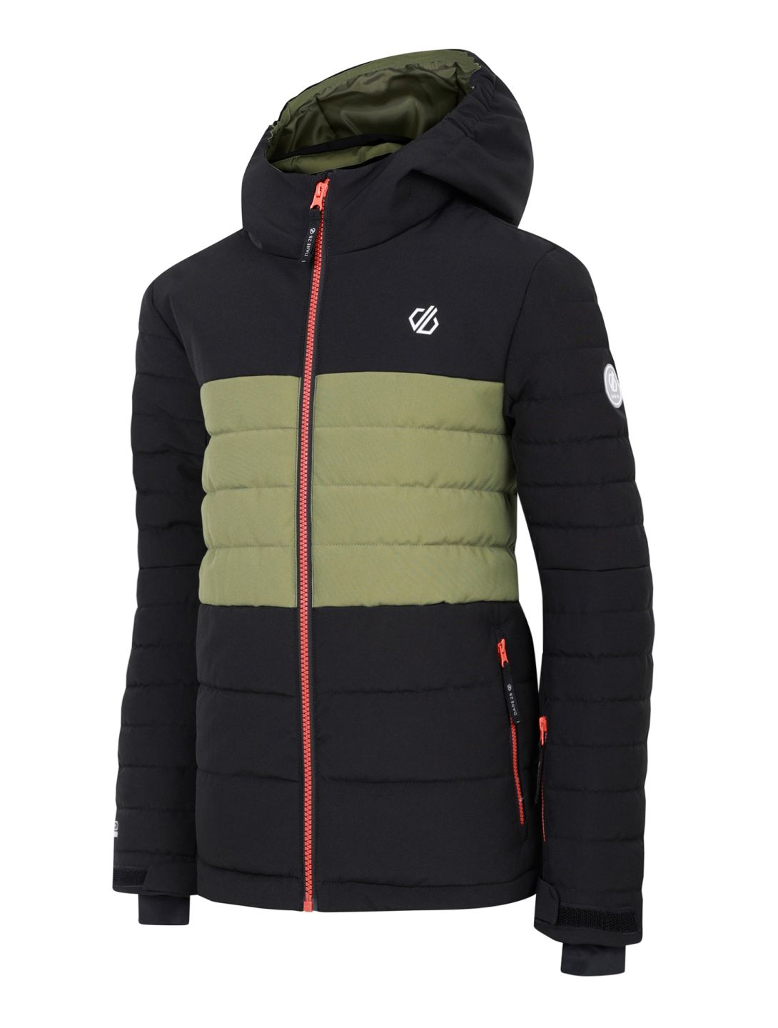 Dare2b, Cheerfull III ski jacket kids Black / Olivine Green black, green 