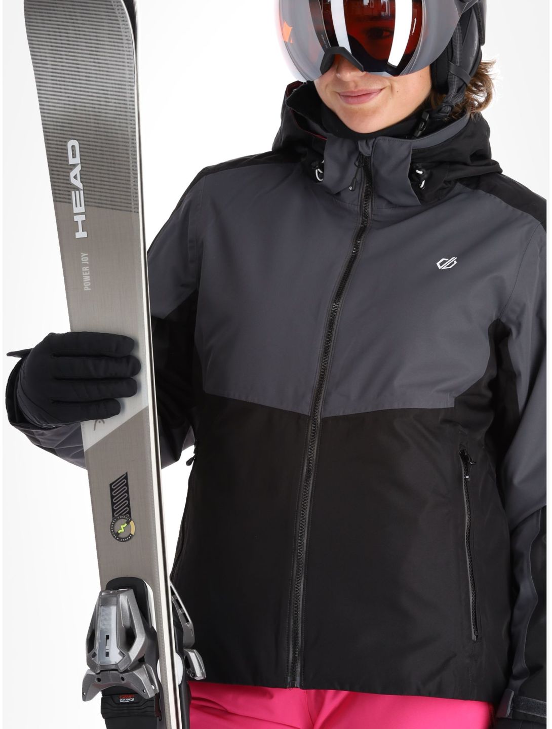 Dare2b, Climatise ski jacket women Ebony / Black black, grey 