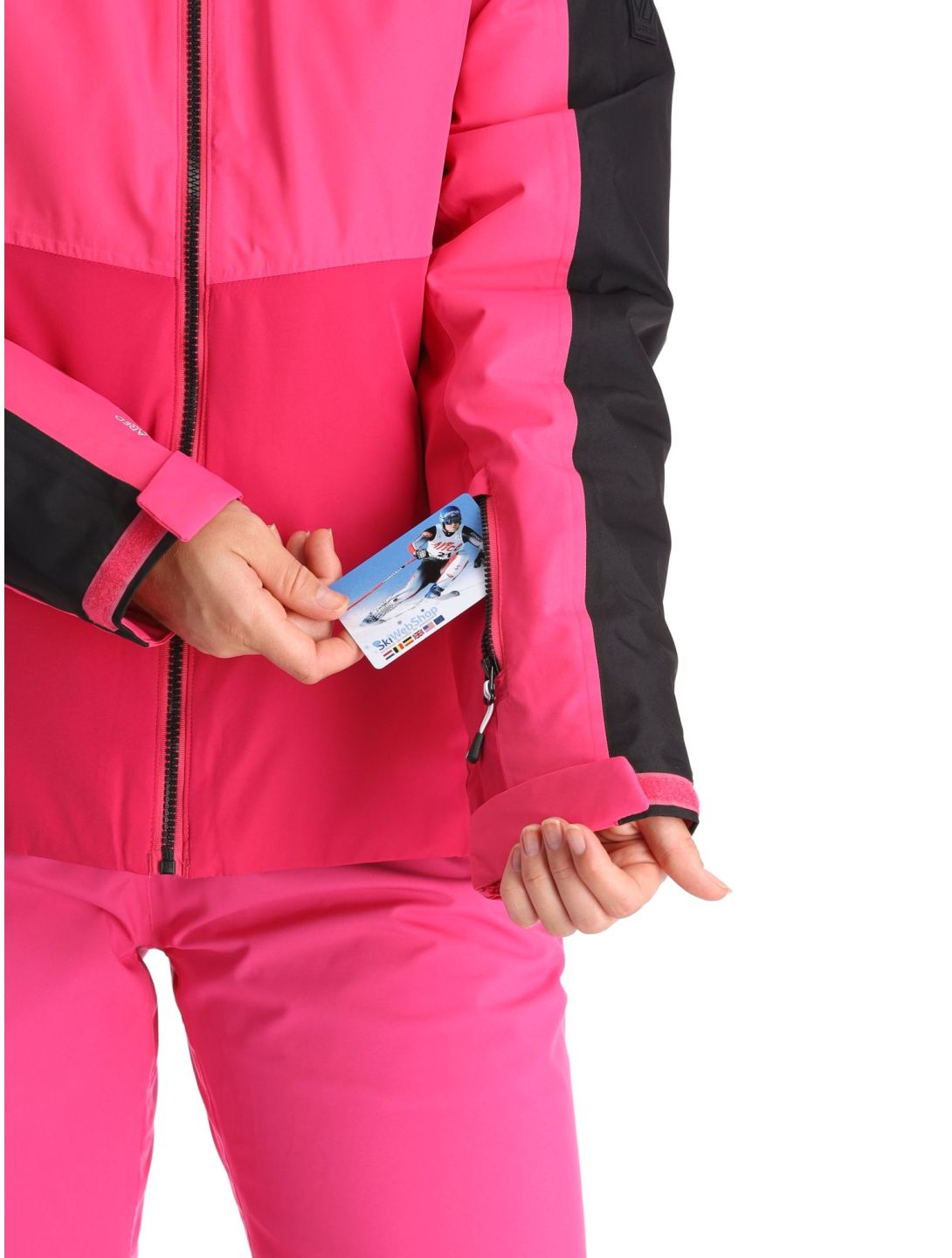 Dare2B Women's Climatise Ski Jacket Pure Pink Red