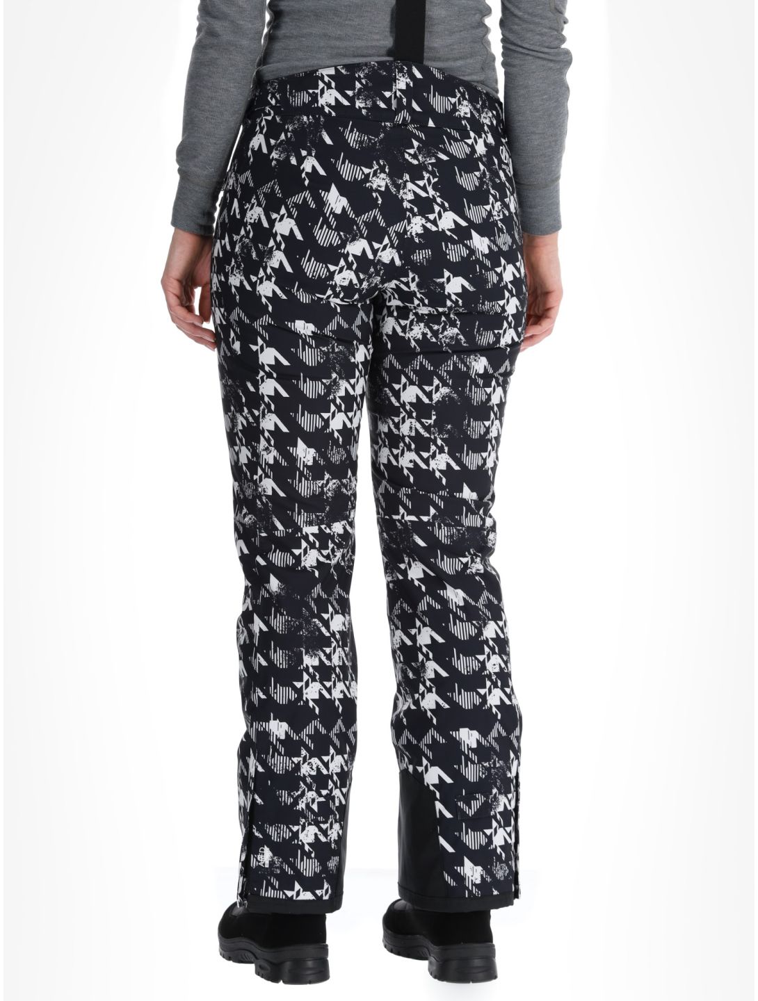 Dare2b, Diminish ski pants women Black Distressed Dogtooth Print black 