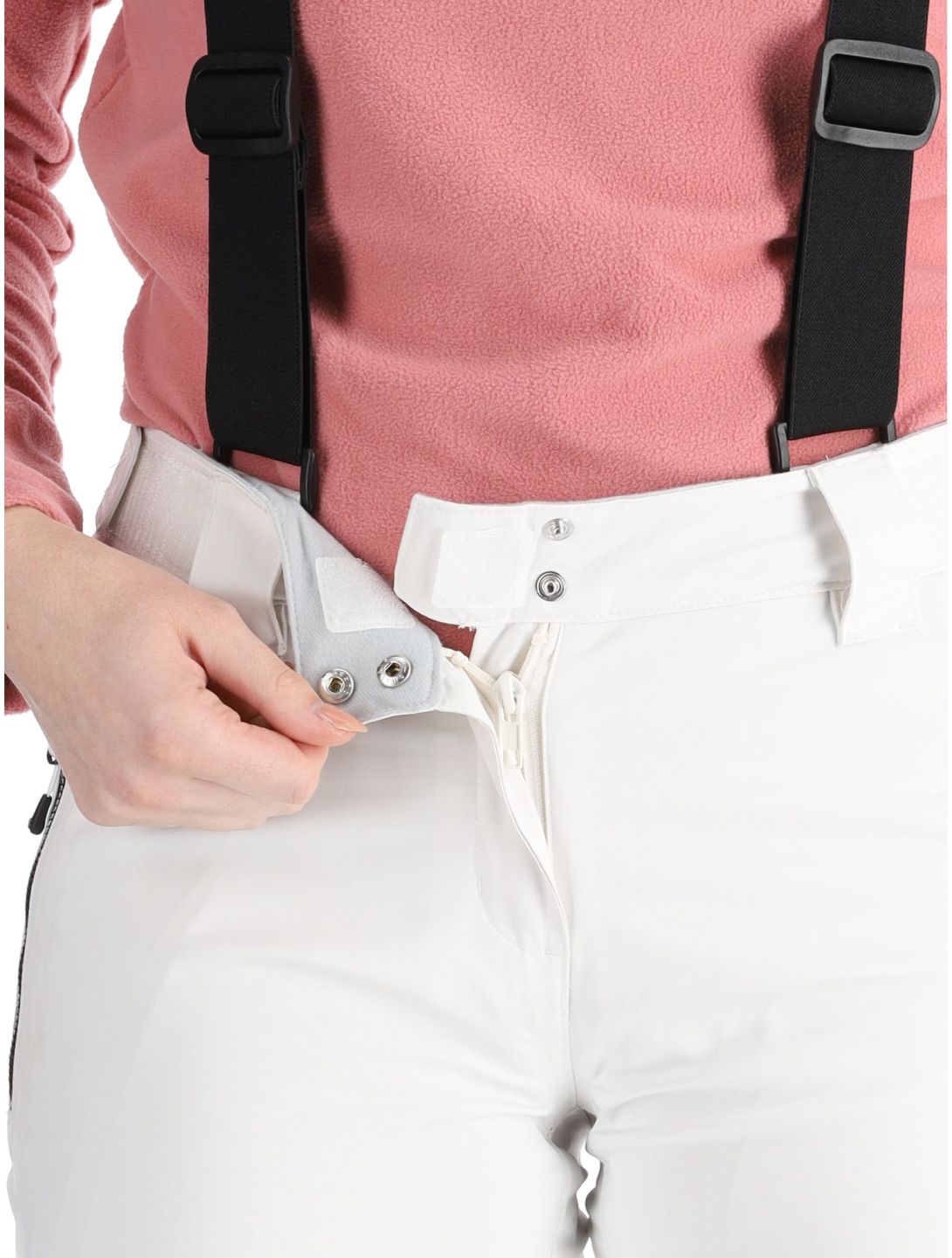 Dare2b, Diminish ski pants women Blanc De Blanc white 