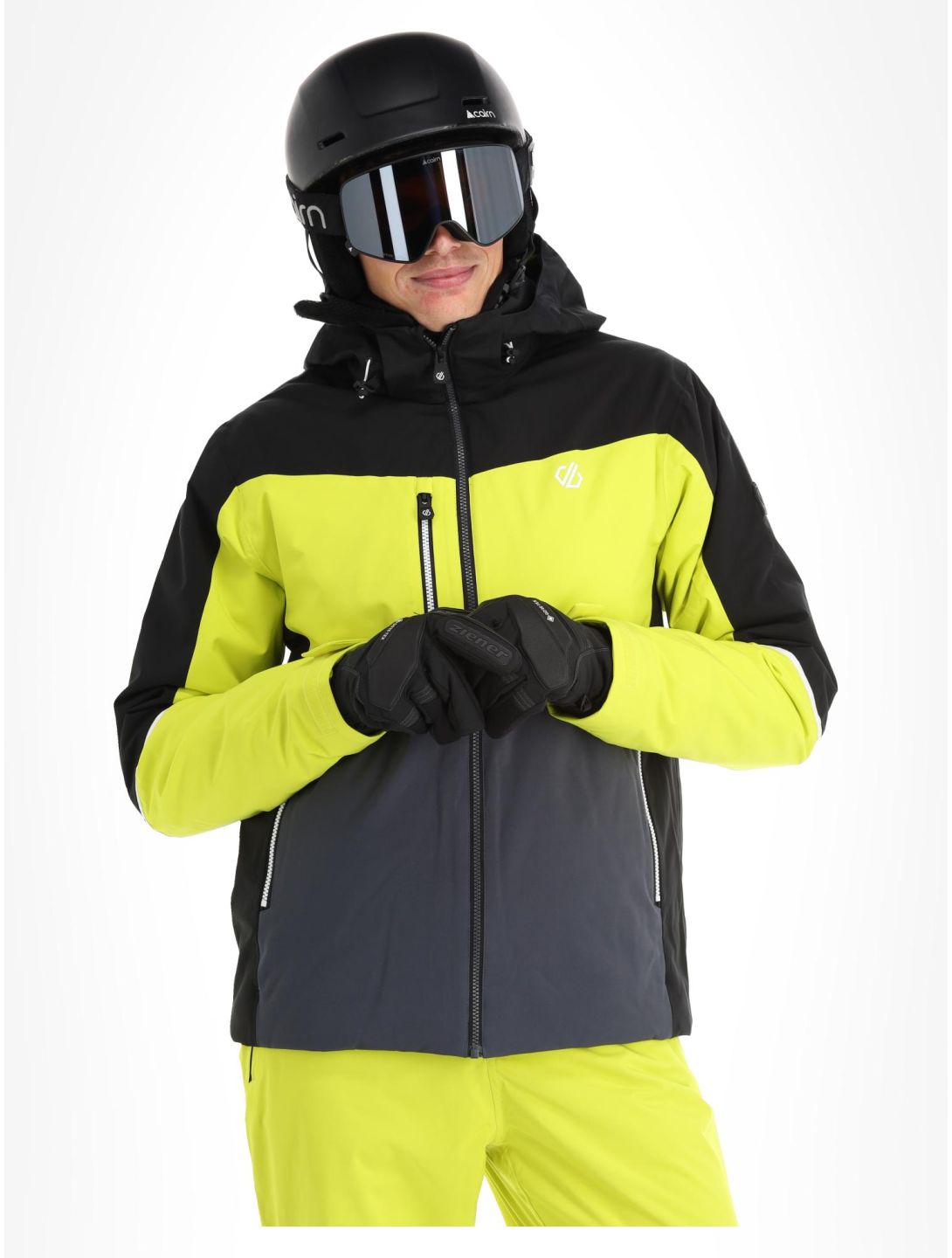 Dare2b, Eagle ski jacket men Neon Spring/Black black, green 