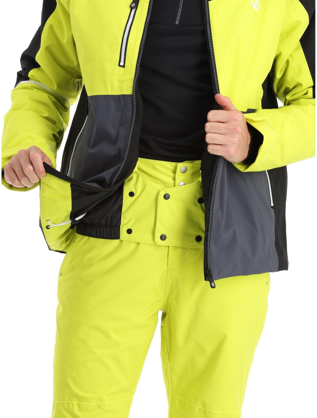 Dare2b, Eagle ski jacket men Neon Spring/Black black, green 