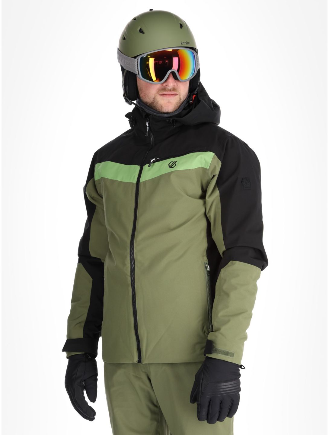 Dare2b, Eagly II ski jacket men Black / Olivine Green black, green 