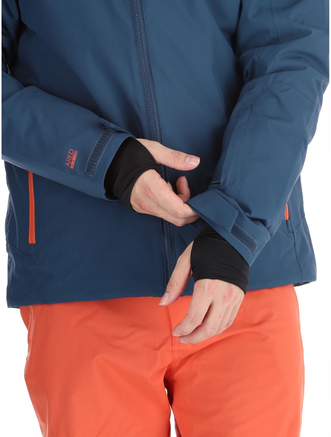 Dare2b, Eagly II ski jacket men Moonlight Denim / Orange Rust blue, orange 