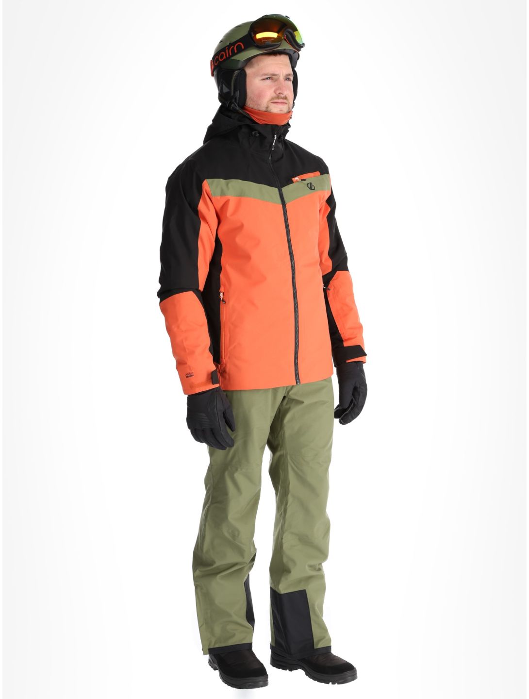 Dare2b, Eagly II ski jacket men Orange Rust / Black black, orange 