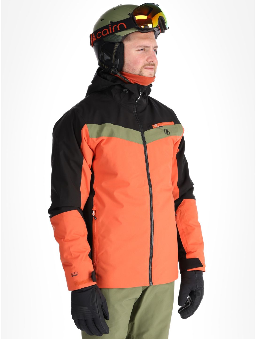 Dare2b, Eagly II ski jacket men Orange Rust / Black black, orange 