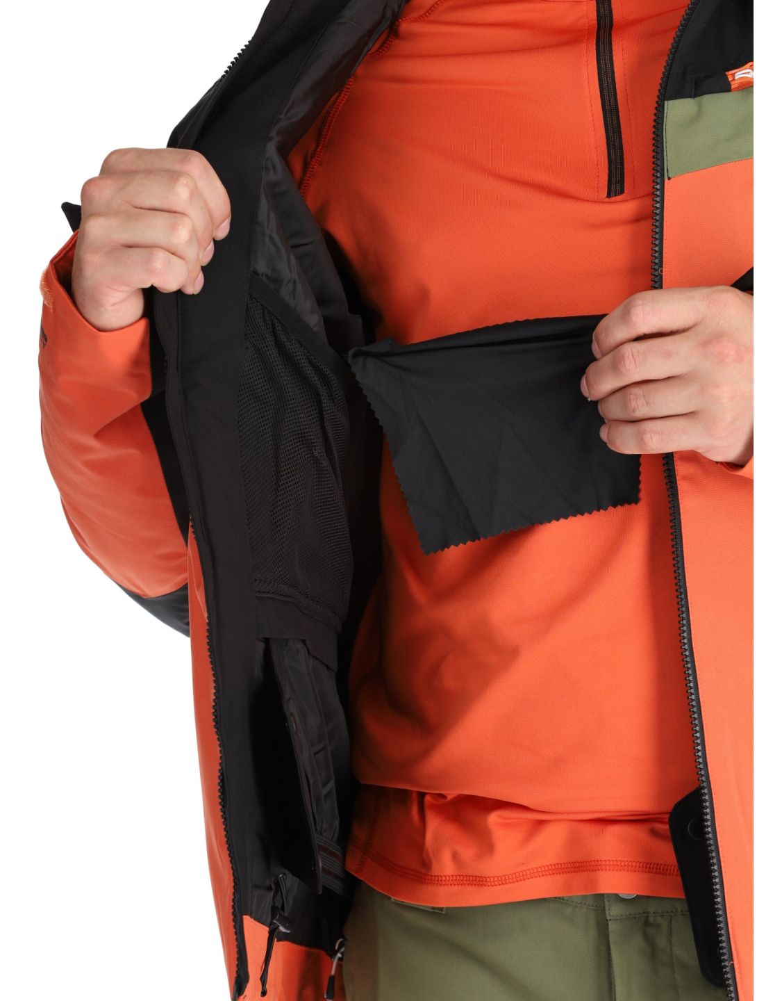 Dare2b, Eagly II ski jacket men Orange Rust / Black black, orange 