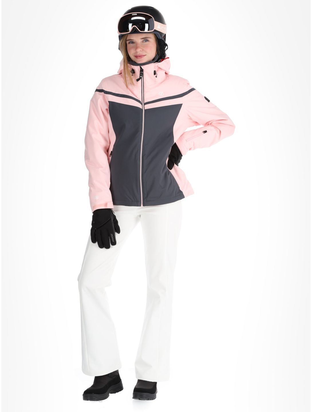 Dare2b, Flurry ski jacket women Crystal Rose / Ebony Grey grey, pink 