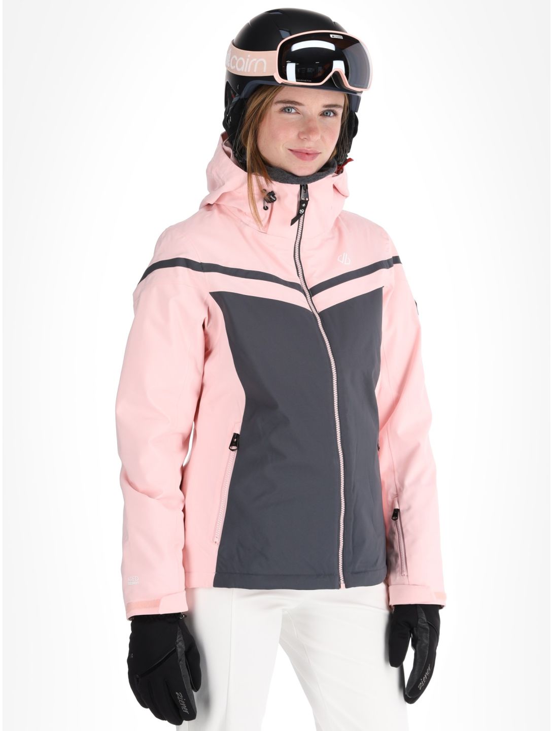 Dare2b, Flurry ski jacket women Crystal Rose / Ebony Grey grey, pink 