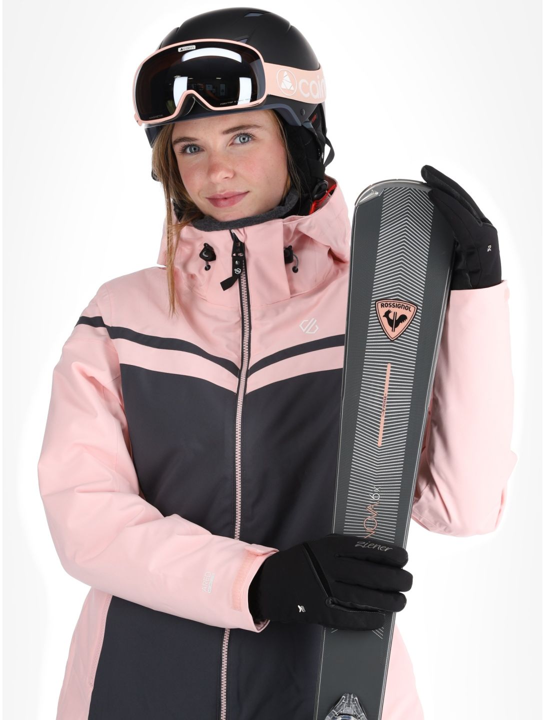 Dare2b, Flurry ski jacket women Crystal Rose / Ebony Grey grey, pink 