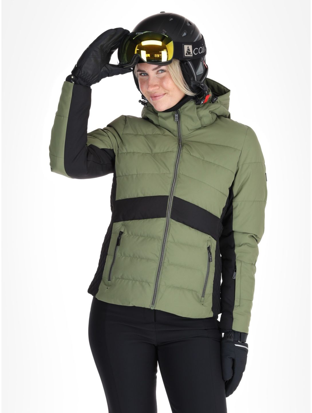 Dare2b, Glacial ski jacket women Olivine Green / Black black, green 