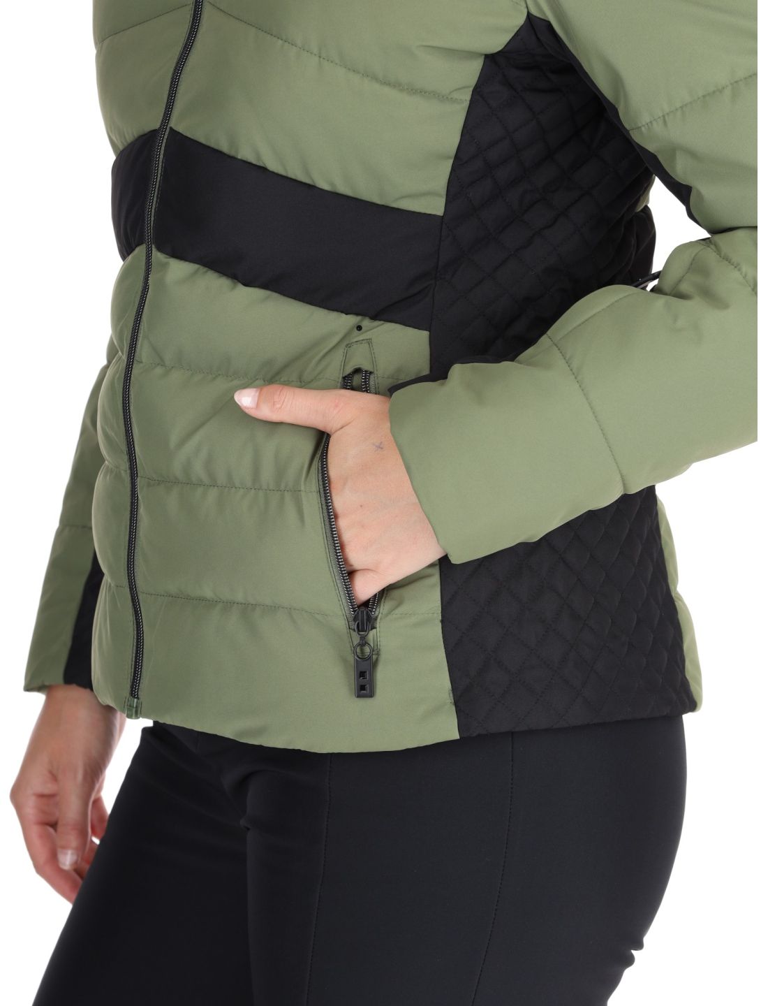 Dare2b, Glacial ski jacket women Olivine Green / Black black, green 