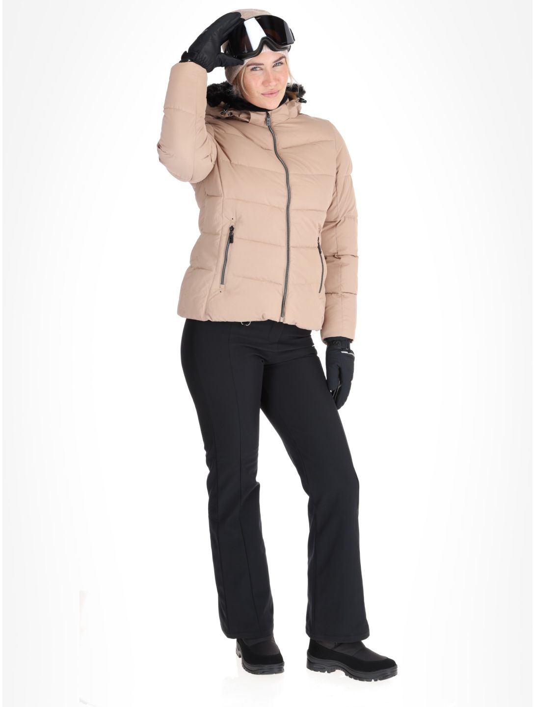 Dare2b, Glamorize V ski jacket women Cashmere beige 