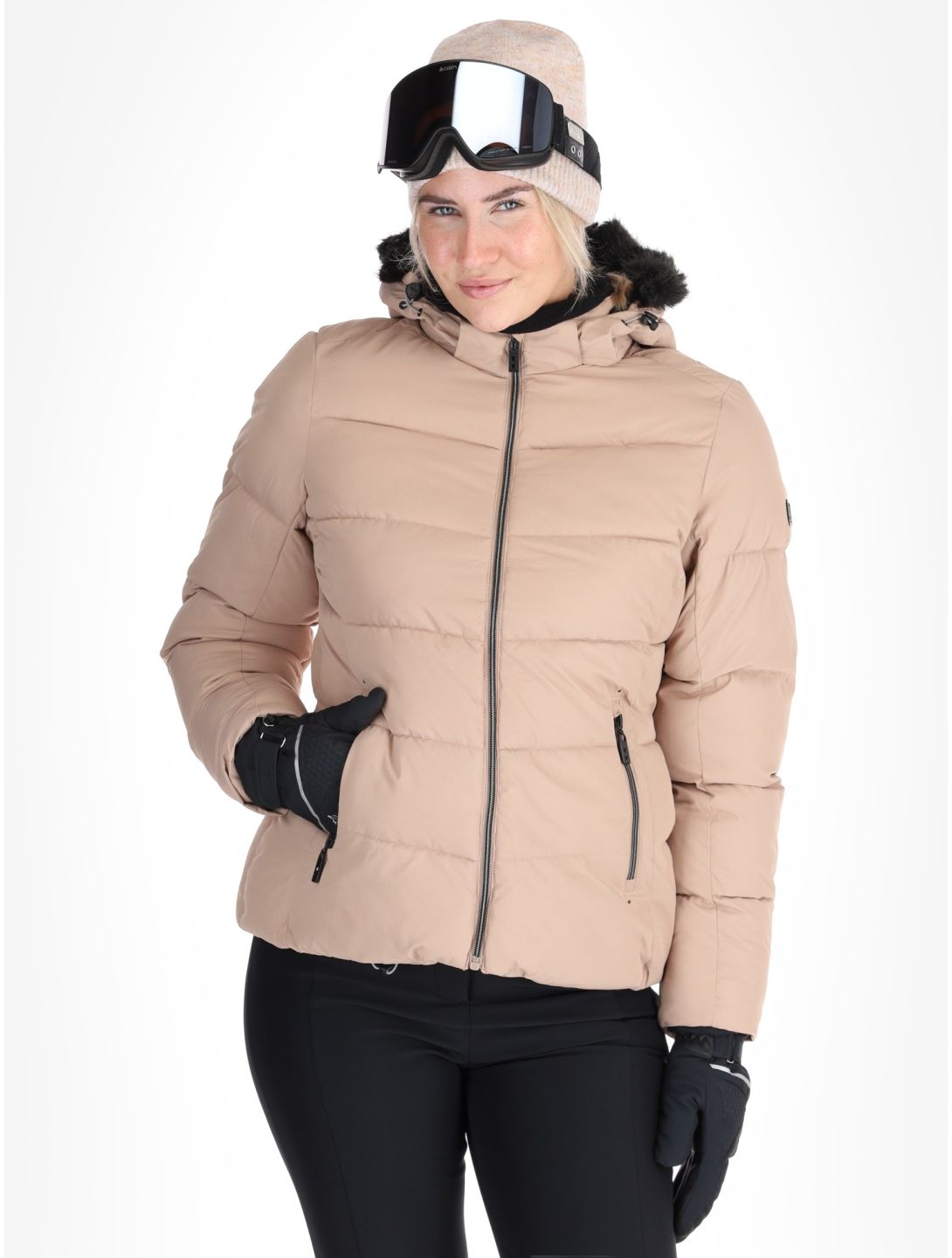 Dare2b, Glamorize V ski jacket women Cashmere beige 