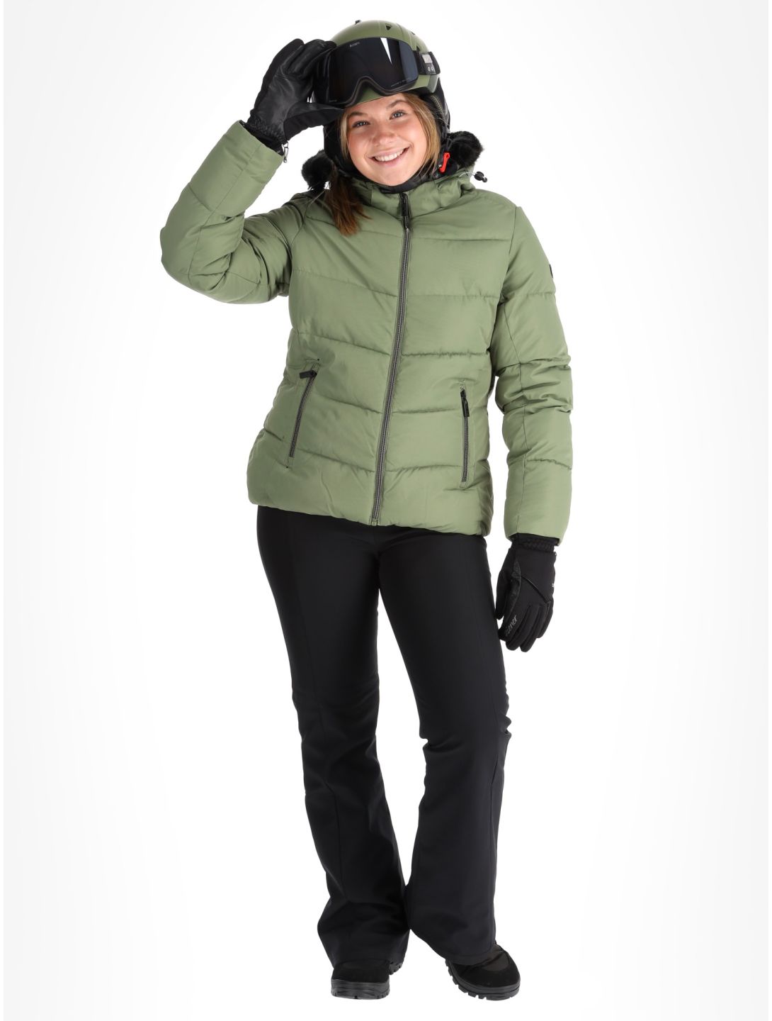 Dare2b, Glamorize V ski jacket women Olivine Green green 