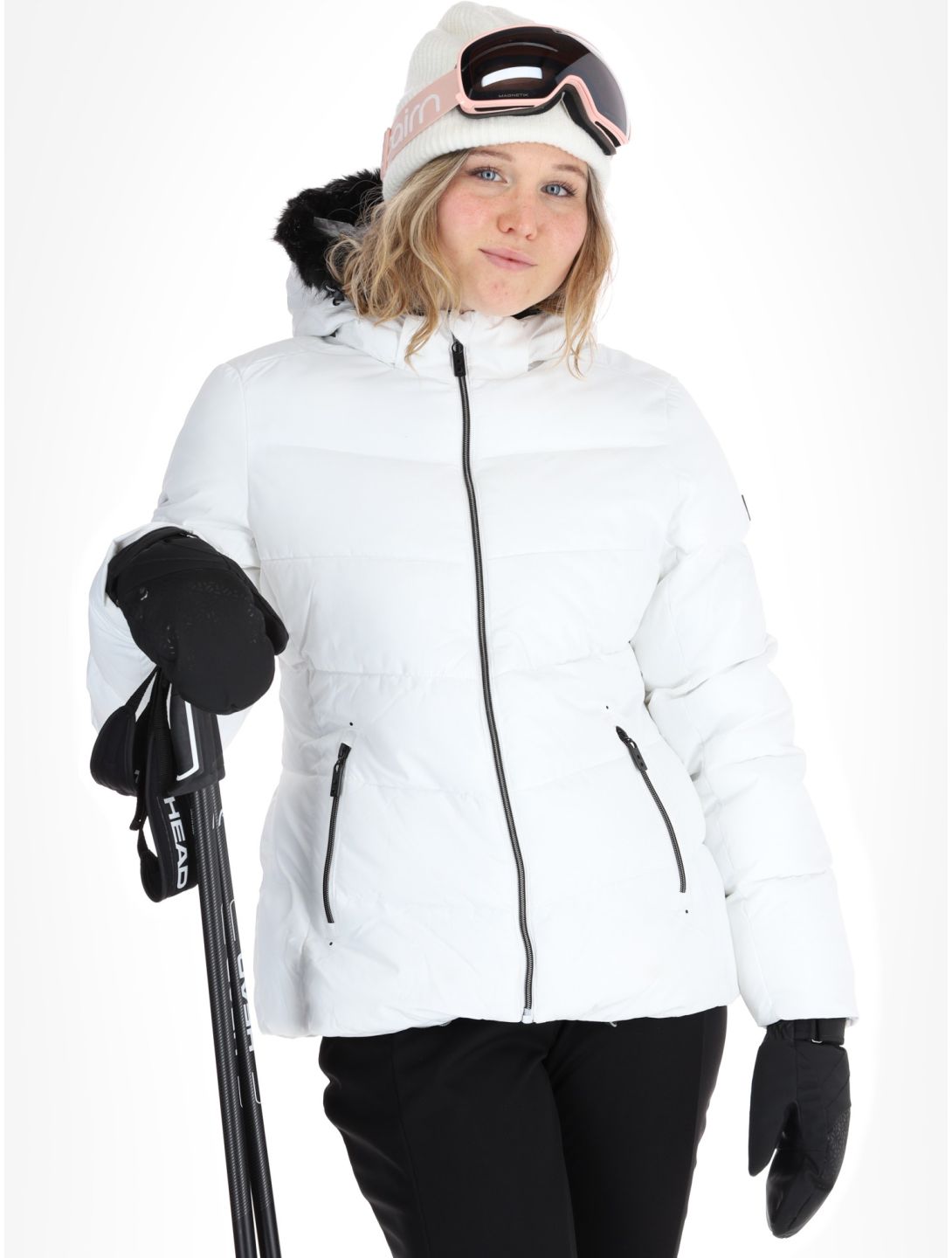 Dare2b, Glamorize V ski jacket women White white 