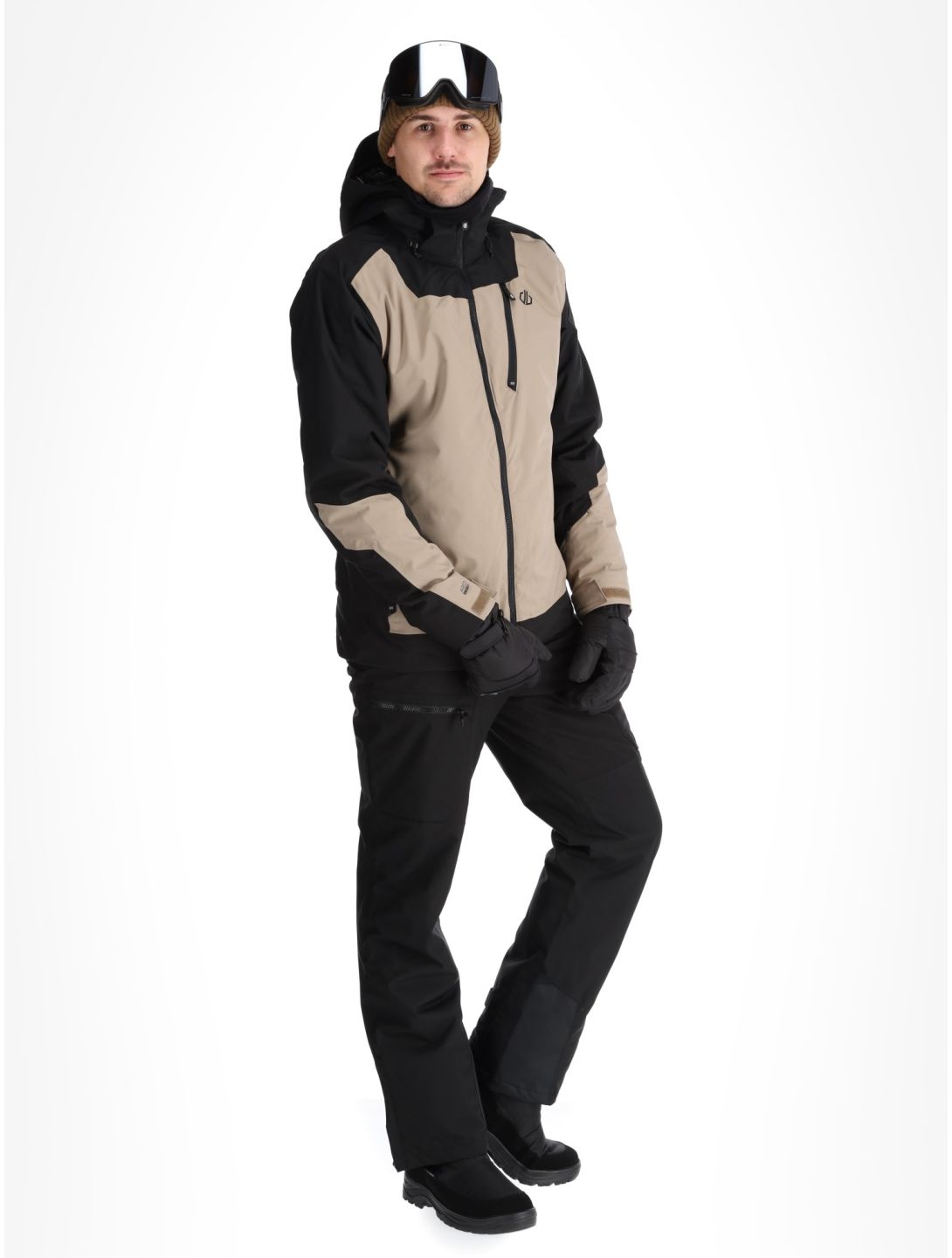 Dare2b, Halfpipe II ski jacket men Black / Clay black, brown 