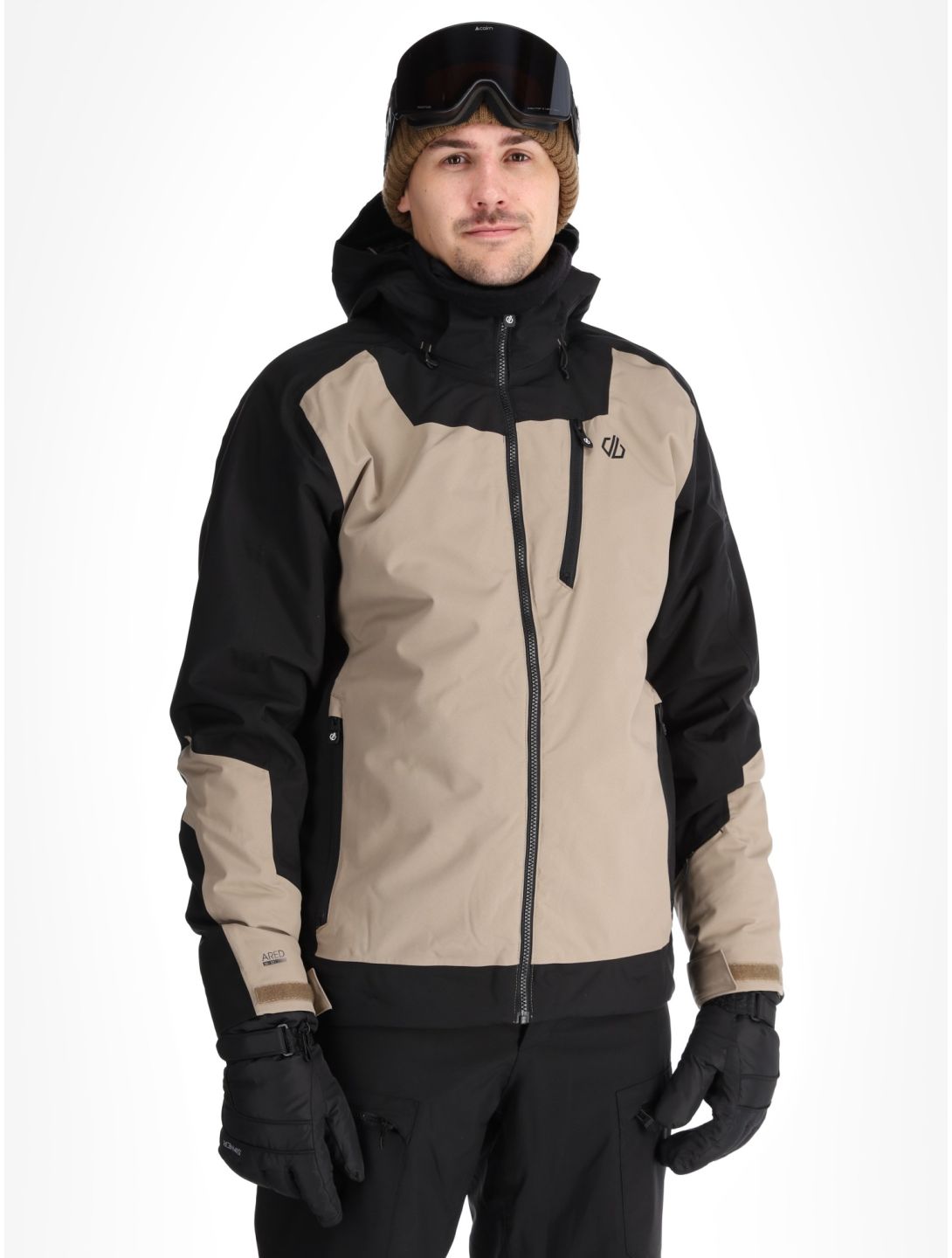 Dare2b, Halfpipe II ski jacket men Black / Clay black, brown 