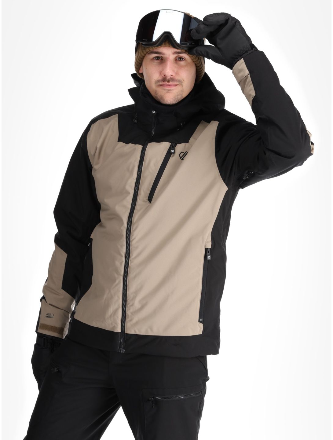 Dare2b, Halfpipe II ski jacket men Black / Clay black, brown 