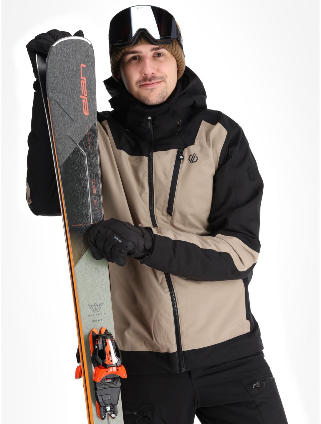 Dare2b, Halfpipe II ski jacket men Black / Clay black, brown 