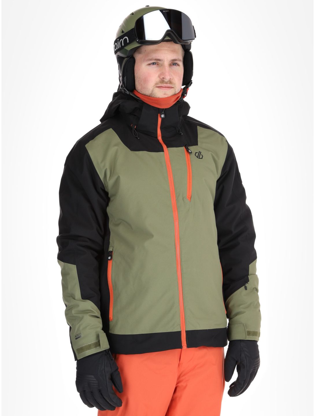 Dare2b, Halfpipe II ski jacket men Black / Olivine Green black, green 