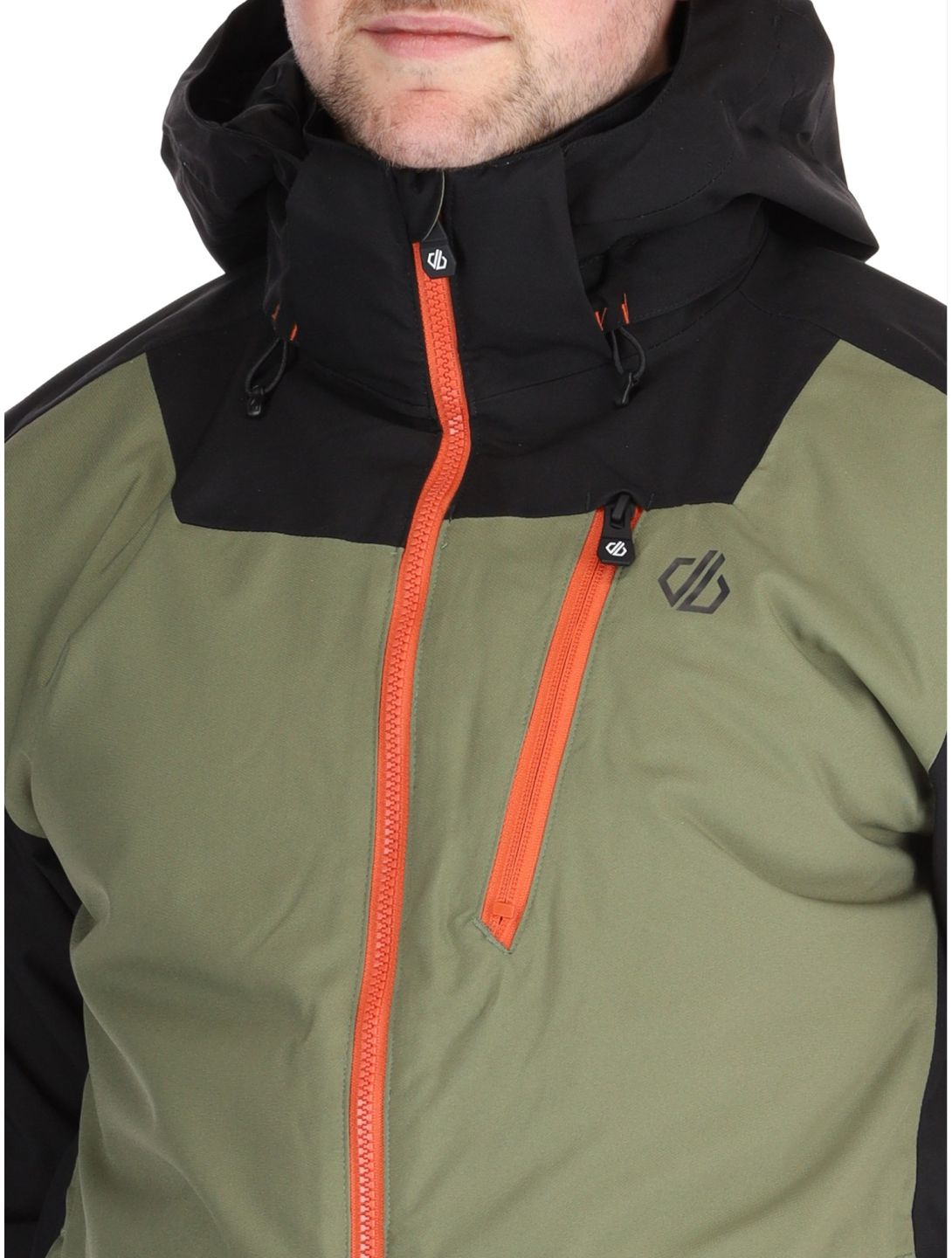 Dare2b, Halfpipe II ski jacket men Black / Olivine Green black, green 