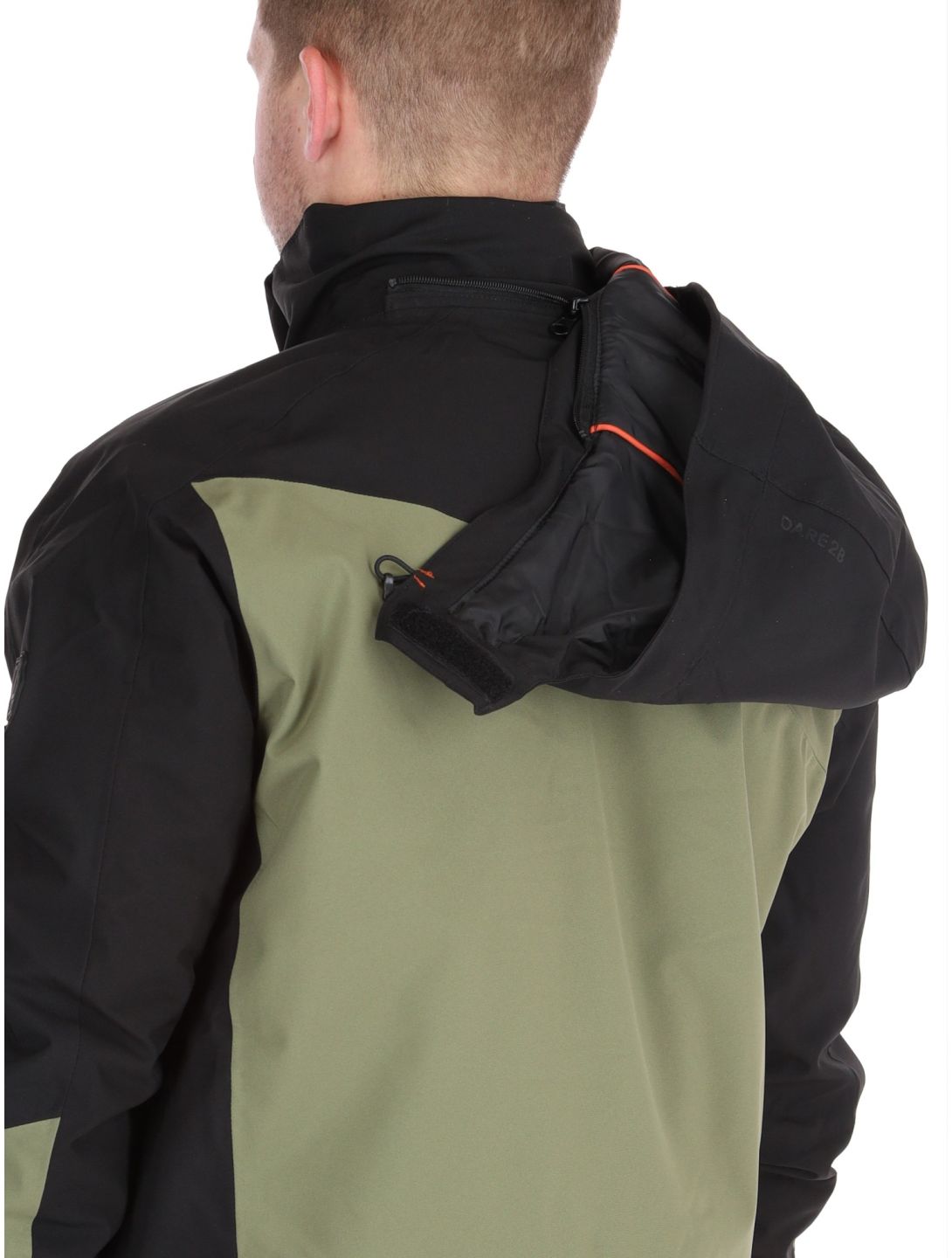 Dare2b, Halfpipe II ski jacket men Black / Olivine Green black, green 