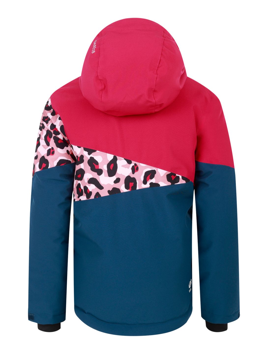 Dare2b, Humour III ski jacket kids Berry Pink / Dusty Rose Cheetah Print / Moonlight Denim blue, pink 